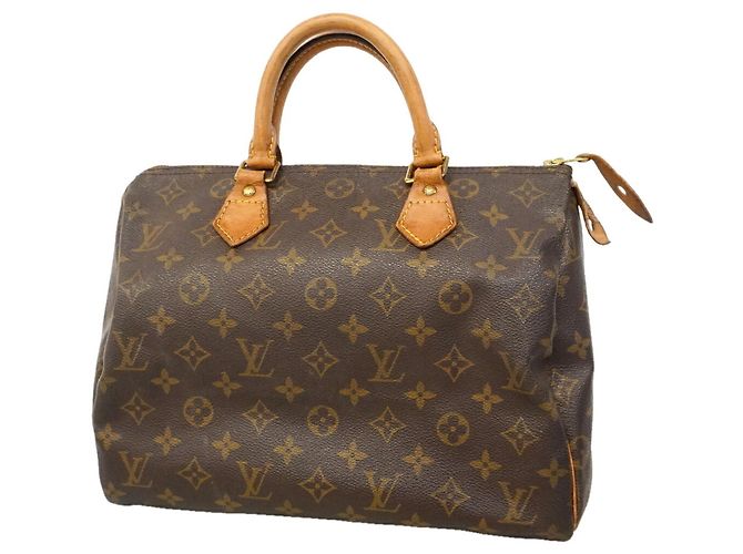 Borsa Louis Vuitton Monogram Speedy 30 Marrone