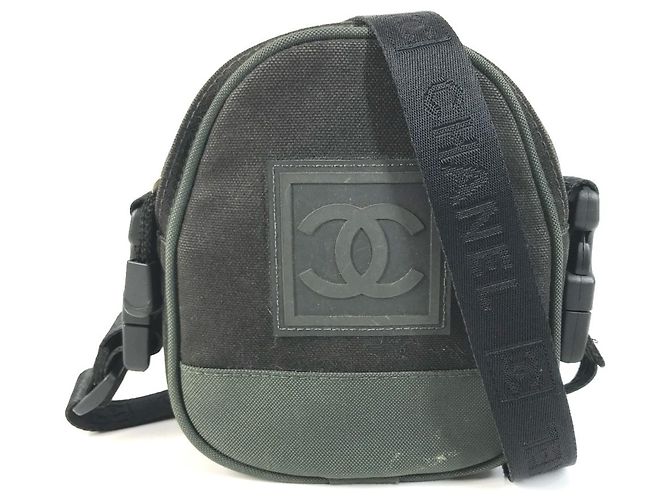 Borsa Chanel Sport CC Coco Mark Logo Nero Cachi