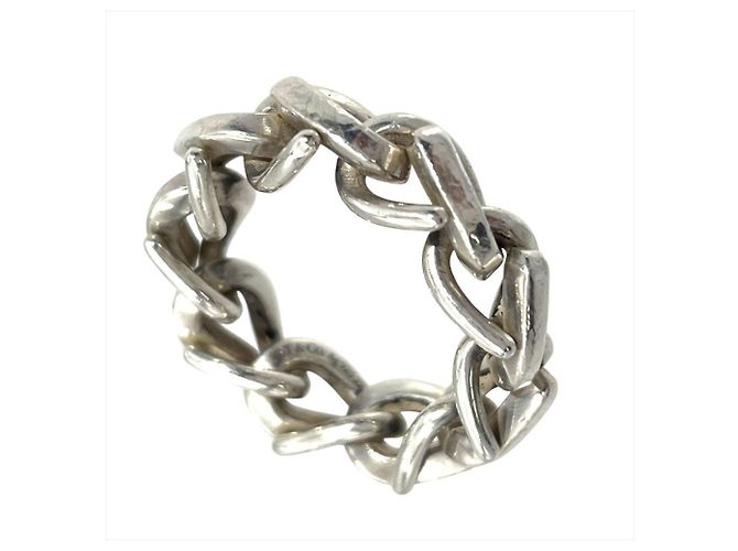 Anel Faixa Forgelink Tiffany & Co. Prata