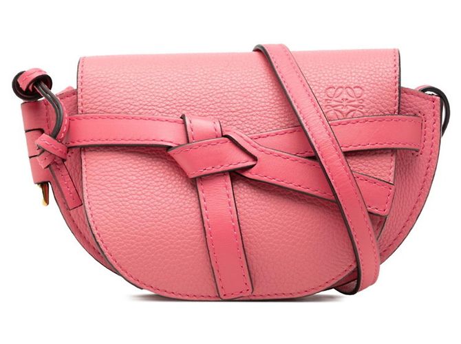 Bolsa de Ombro Loewe Gate Mini Rosa