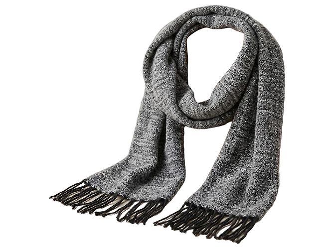 Cachecol Missoni em lã cinza Preto