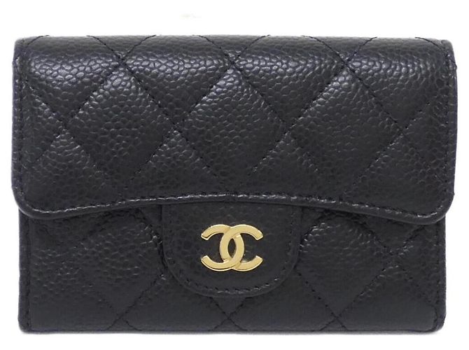 Chanel Timeless Classic Line Card Case Black