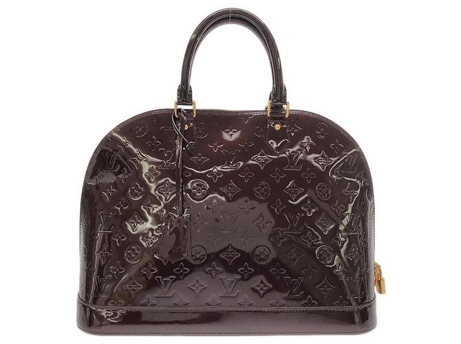 Borsa Louis Vuitton Vernis Alma GM Bordò