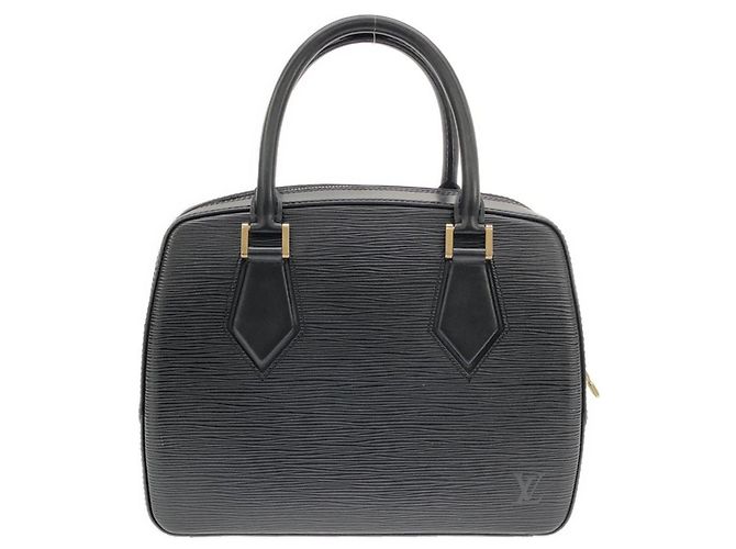 Louis Vuitton Epi Sablon Handtasche Schwarz