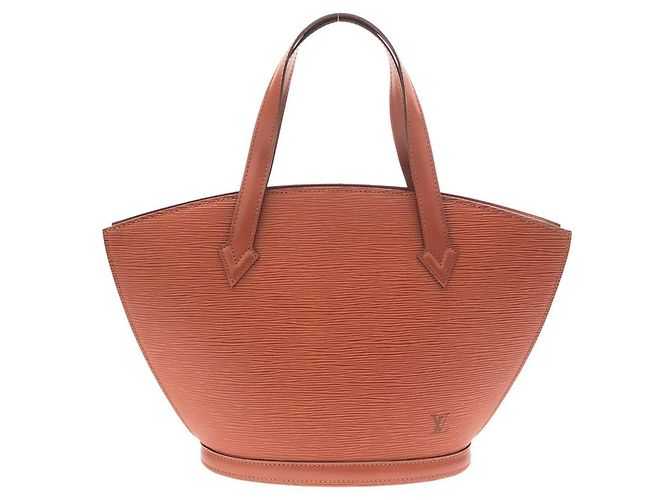 Bolso Louis Vuitton Epi Saint Jacques Castaño