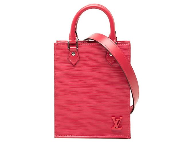 Bolsa Louis Vuitton Epi Petite Sac Plat Rosa
