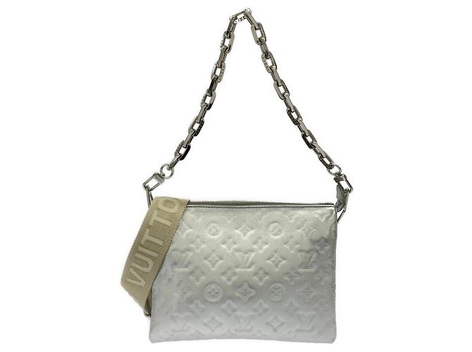 Borsa a tracolla Louis Vuitton Coussin PM M57913 Argento