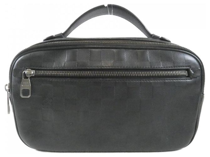 Sac à épaule Louis Vuitton Damier Infini Ambrelle Noir