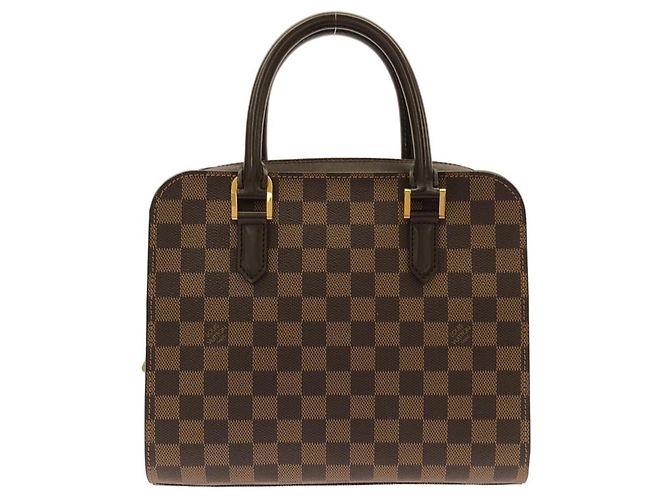 Borsa Louis Vuitton Damier Triana Marrone