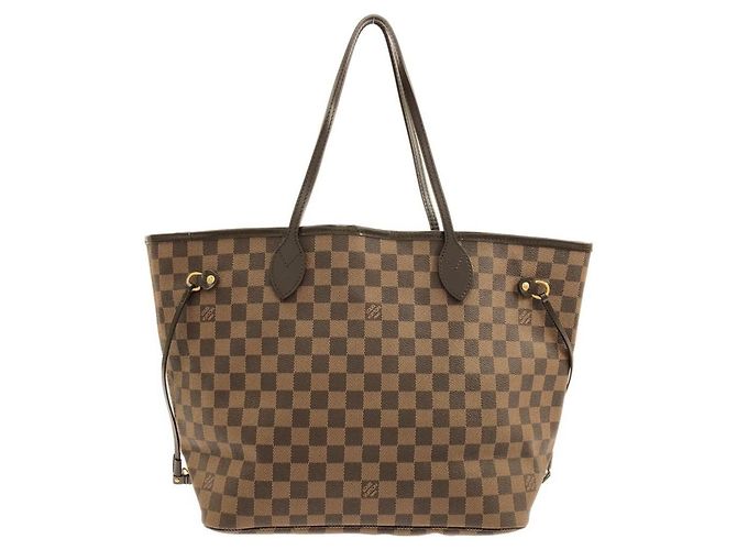 Bolsa Louis Vuitton Damier Neverfull MM Marrom
