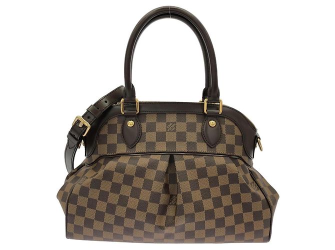 Borsa Louis Vuitton Damier Trevi PM Marrone