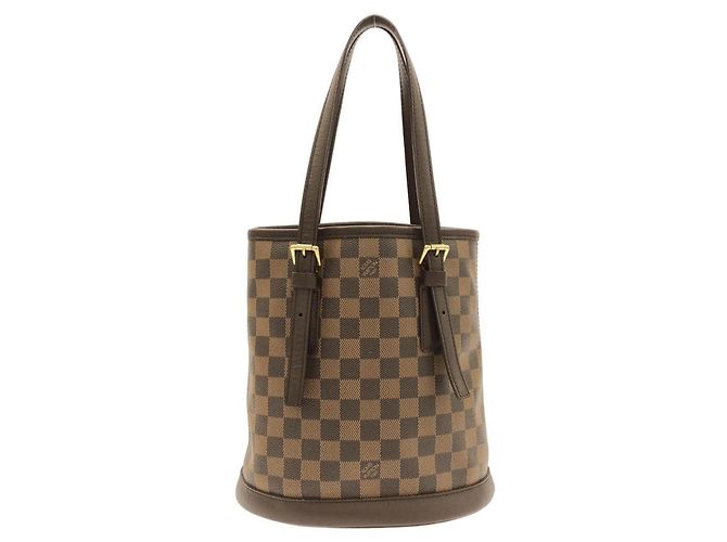 Bolsa de Ombro Louis Vuitton Damier Mare Marrom