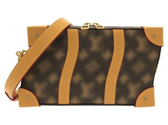 Louis Vuitton This Is Not Monogram Soft Trunk Shoulder Bag Castaño