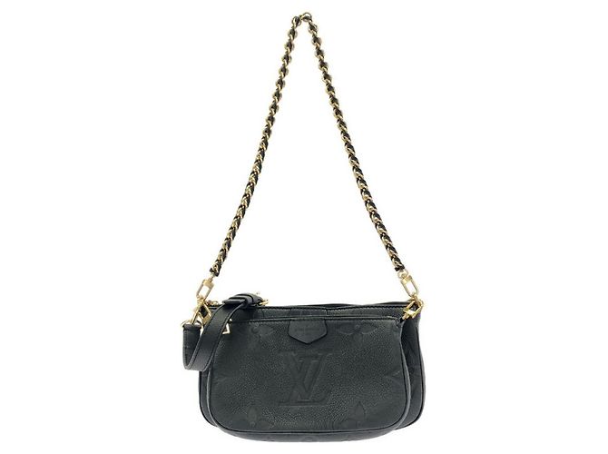 Louis Vuitton Monogram Empreinte Multi Pochette Accessoires Nero