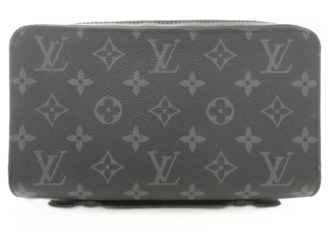 Louis Vuitton Monogram Eclipse Zippy XL Wallet Black