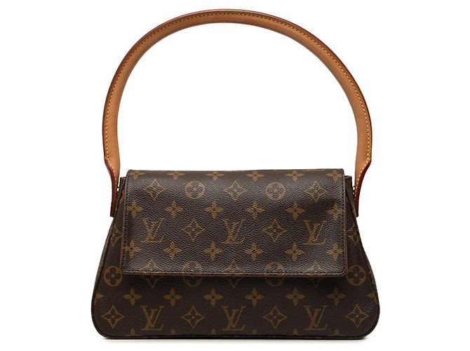 Bolsa Louis Vuitton Monogram Mini Looping Marrom