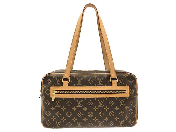 Bolsa de Ombro Louis Vuitton Monogram Cite GM Marrom