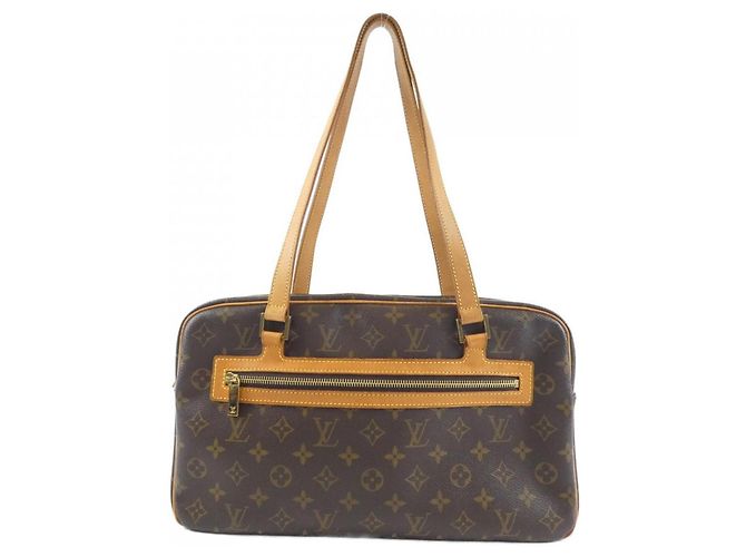 Borsa a tracolla Louis Vuitton Monogram Cite GM M51181 Marrone