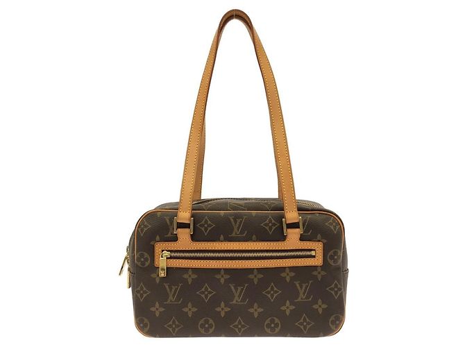 Borsa a tracolla Louis Vuitton Monogram Cite MM M51182 Marrone
