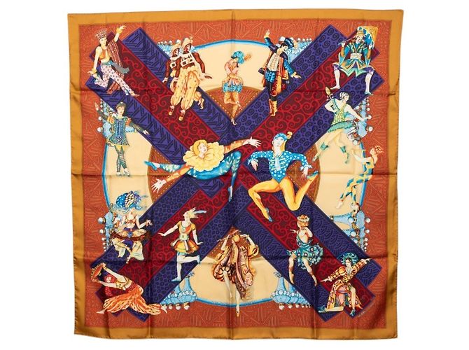Hermès Pañuelo de seda Hermes Carre 90 LES BALLETS RUSSES Multicolor