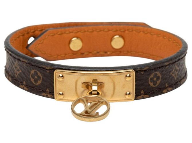 Pulseira de couro com pingentes Louis Vuitton Marrom
