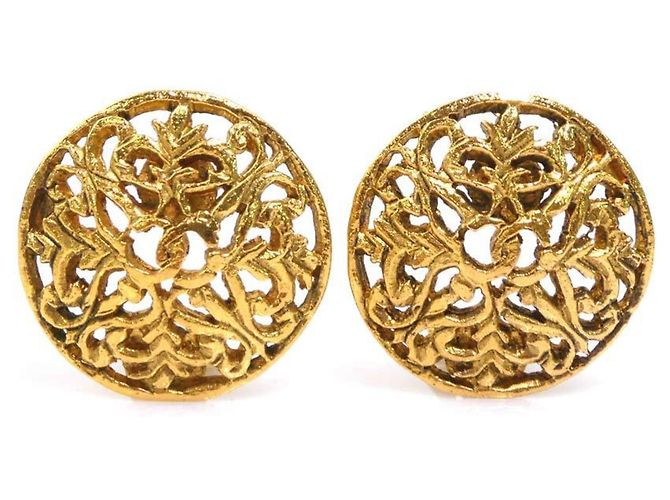 Orecchini a clip Chanel Gold D'oro