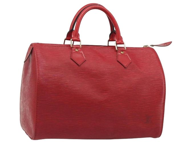 Louis Vuitton Speedy Epi Leather 30 Rouge