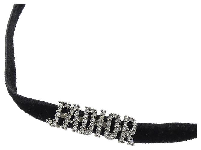 Choker Christian Dior J'Adior Nero Argento