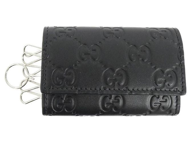 Gucci 779824 CWC1N Key Case Black