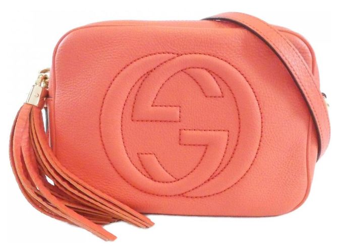 Bolsa de Ombro em Couro Gucci - Pink Rosa