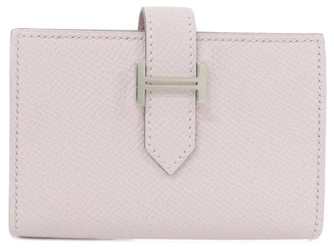 Hermès Hermes Bearn Mini Geldbörse Pink
