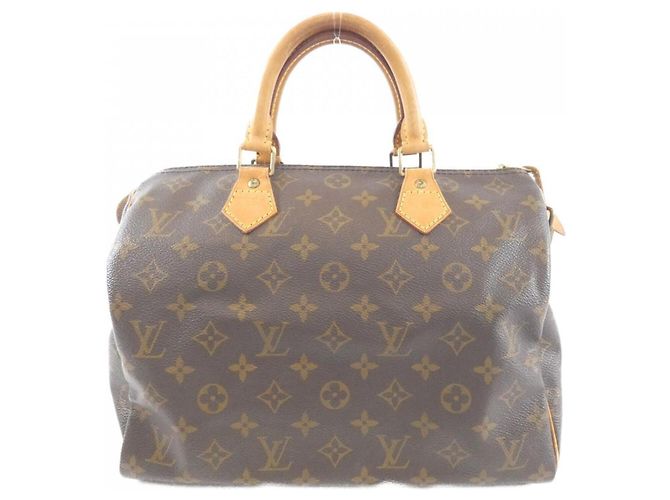 Bolsa Boston Louis Vuitton Monogram Speedy Marrom