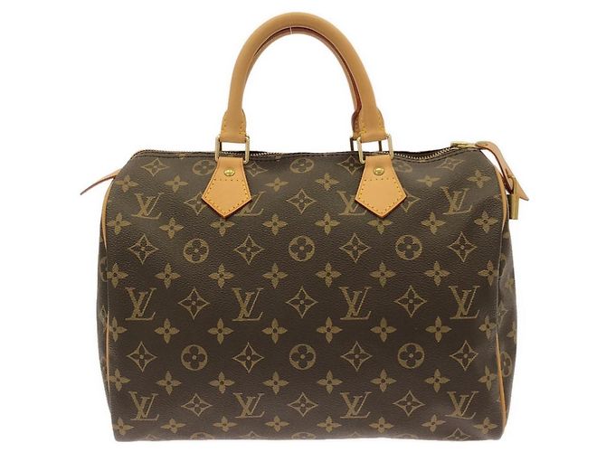 Bolsa Boston Louis Vuitton Monogram Speedy Marrom