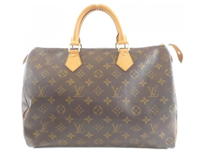 Bolsa Boston Speedy Monogram Louis Vuitton Marrom