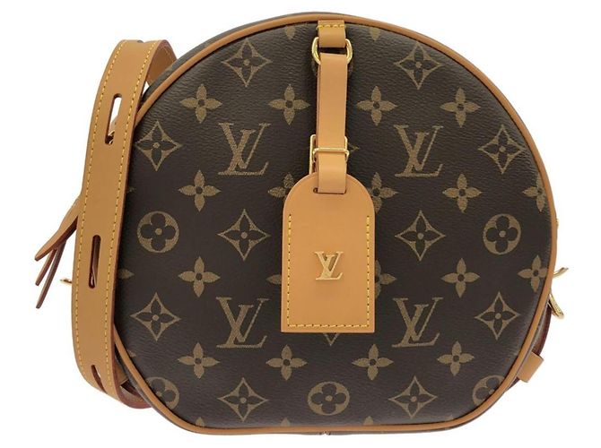 Borsa a tracolla Louis Vuitton Monogram Boite Chapeau Souple MM Marrone