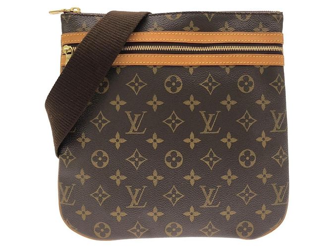 Louis Vuitton Monogram Pochette Bosphore M40044 Borsa a tracolla Marrone