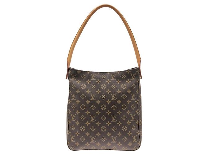 Bolsa de Ombro Louis Vuitton Monogram Looping GM Marrom