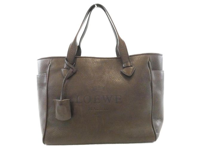 Sac à main Loewe Heritage Small Marron foncé