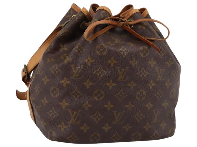 LOUIS VUITTON Bolsa de Ombro Monogram Petit Noe M42226 LV Auth 202211A Monograma