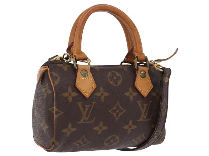 LOUIS VUITTON Monogram Mini Speedy Hand Bag M41534 LV Auth 200237V Monograma
