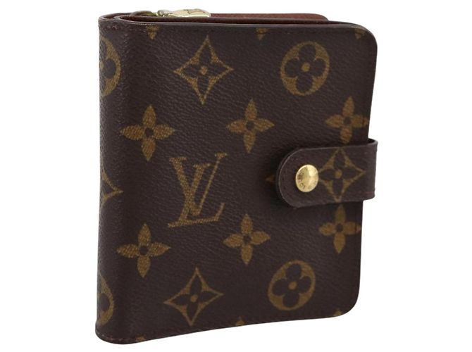 LOUIS VUITTON Monogram Compact Zip Wallet M61667 LV Auth bs36811 Monograma