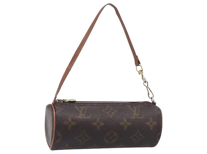 LOUIS VUITTON Monogram Papillon Pouch LV Auth bs36809 Monogramma