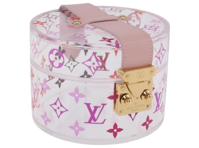 LOUIS VUITTON Monogram Boite Scott Accessory Case Clear GI0362 LV Auth 198876M