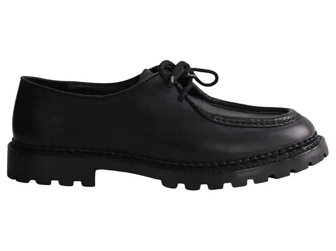 Saint Laurent Schwarze Schnürschuhe