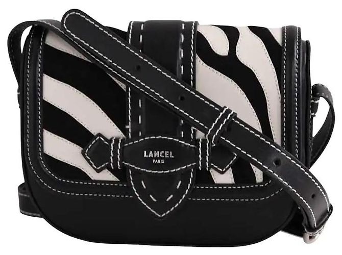 Borsa a tracolla Lancel Sienna in pelle nera Nero