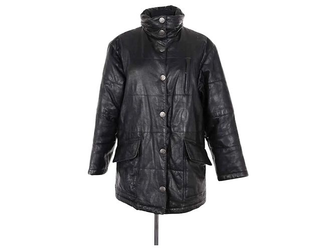 Armani Jeans Schwarzer Mantel