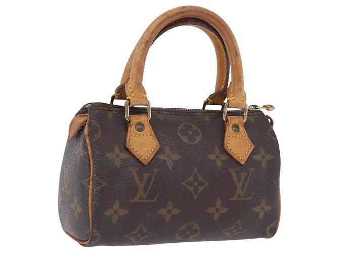 LOUIS VUITTON Monogram Mini Speedy Hand Bag M41534 LV Auth 202151 Monograma