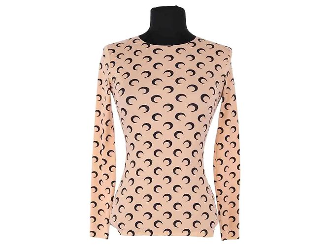 Marine Serre Top rosa