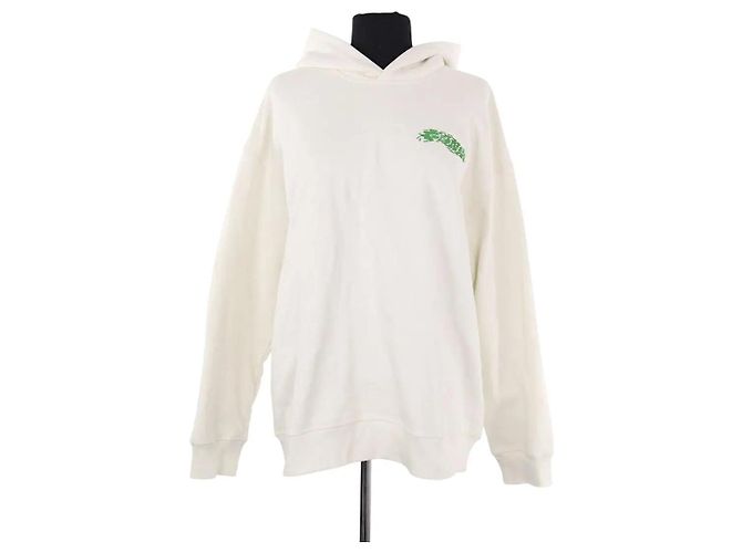 Ganni Sweatshirt aus Baumwolle beige