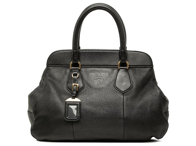 Borsa Prada Vitello Daino nera Nero